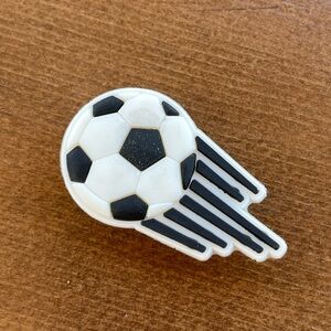 Soccer Ball Shoe Charm